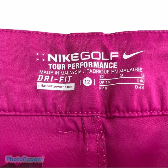 Bright Pink Ladies Nike DriFit Golf Skort Size 12 - Picture 3 of 8